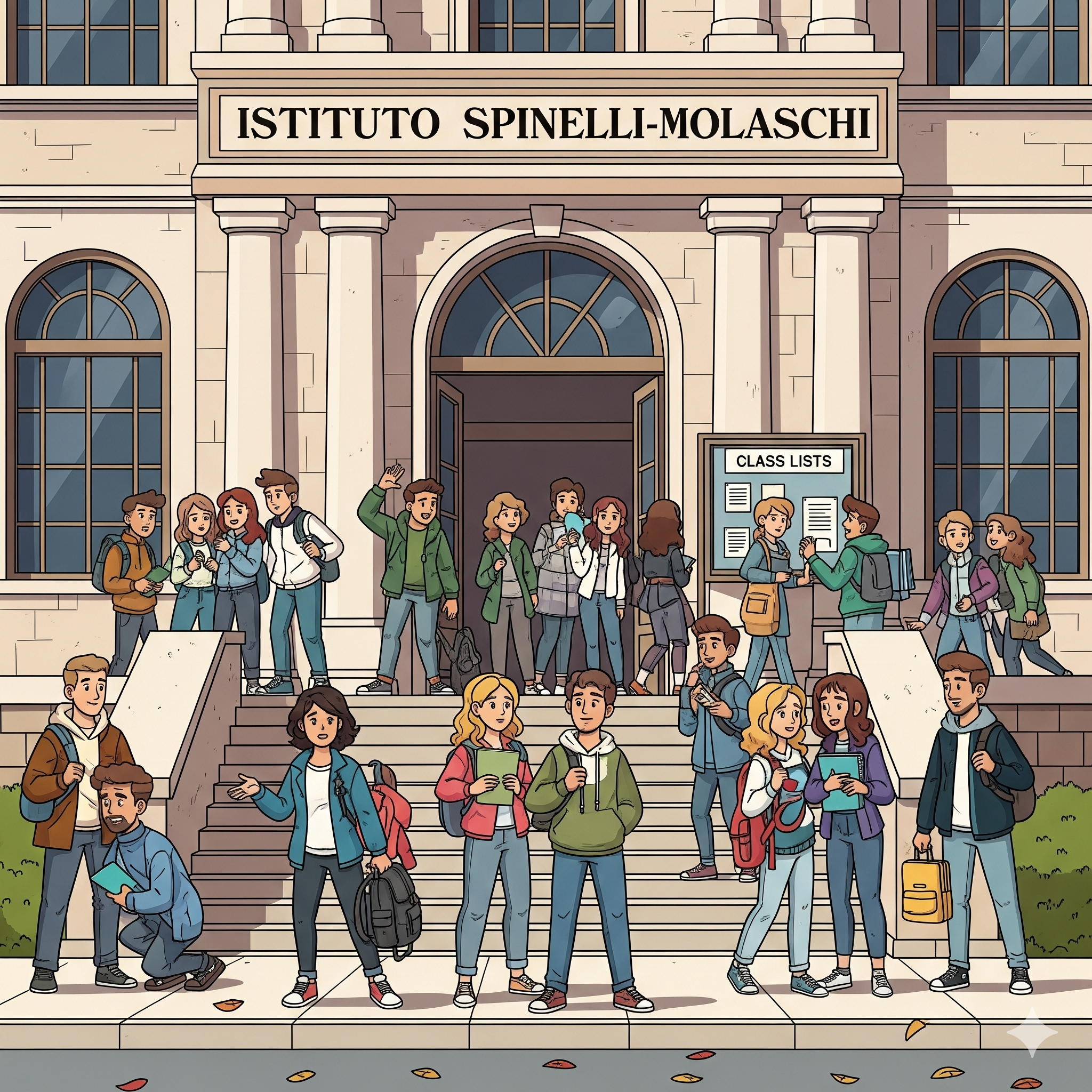 Orario prima settimana di scuola e dislocazione classi SPINELLI-MOLASCHI 